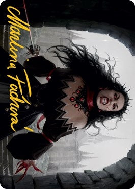 Voldaren Stinger Art Card (Gold-Stamped Signature) (46) (Art Series: Innistrad: Midnight Hunt)