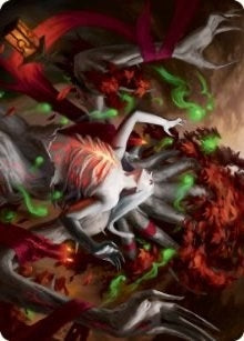 Dryad's Revival Art Card (50) (Art Series: Innistrad: Midnight Hunt)