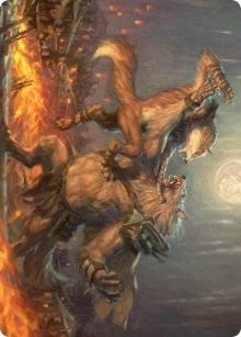 Duel for Dominance Art Card (51) (Art Series: Innistrad: Midnight Hunt)