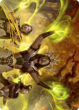 Dawnhart Wardens Art Card (Gold-Stamped Signature) (57) (Art Series: Innistrad: Midnight Hunt)