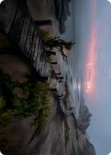 Deserted Beach Art Card (71) (Art Series: Innistrad: Midnight Hunt)