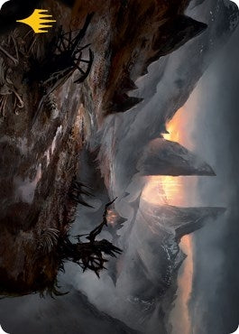 Haunted Ridge Art Card (Gold-Stamped Signature) (73) (Art Series: Innistrad: Midnight Hunt)
