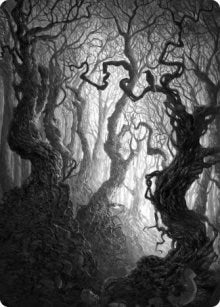 Forest Art Card (80/81) (80) (Art Series: Innistrad: Midnight Hunt)