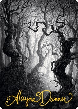 Forest Art Card (80/81) (Gold-Stamped Signature) (80) (Art Series: Innistrad: Midnight Hunt)