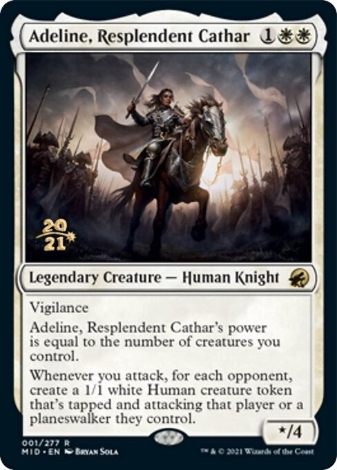 Adeline, Resplendent Cathar (1) (Prerelease Cards)