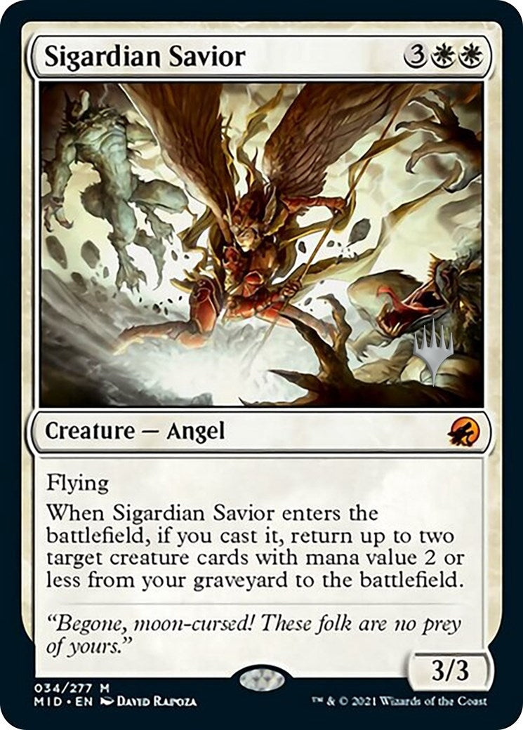 Sigardian Savior (34) (Promo Pack: Innistrad: Midnight Hunt)