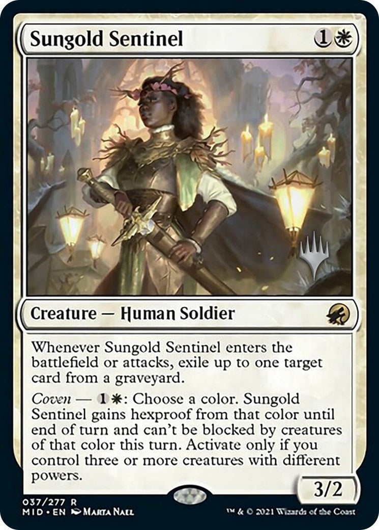 Sungold Sentinel (37) (Promo Pack: Innistrad: Midnight Hunt)