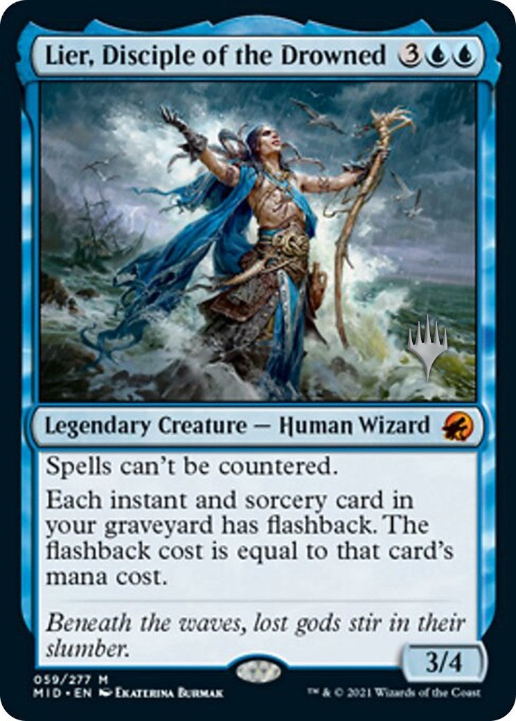 Lier, Disciple of the Drowned (59) (Promo Pack: Innistrad: Midnight Hunt)