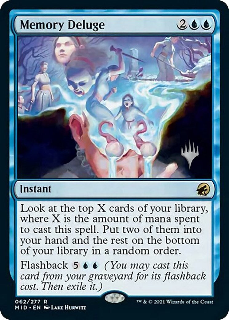 Memory Deluge (62) (Promo Pack: Innistrad: Midnight Hunt)