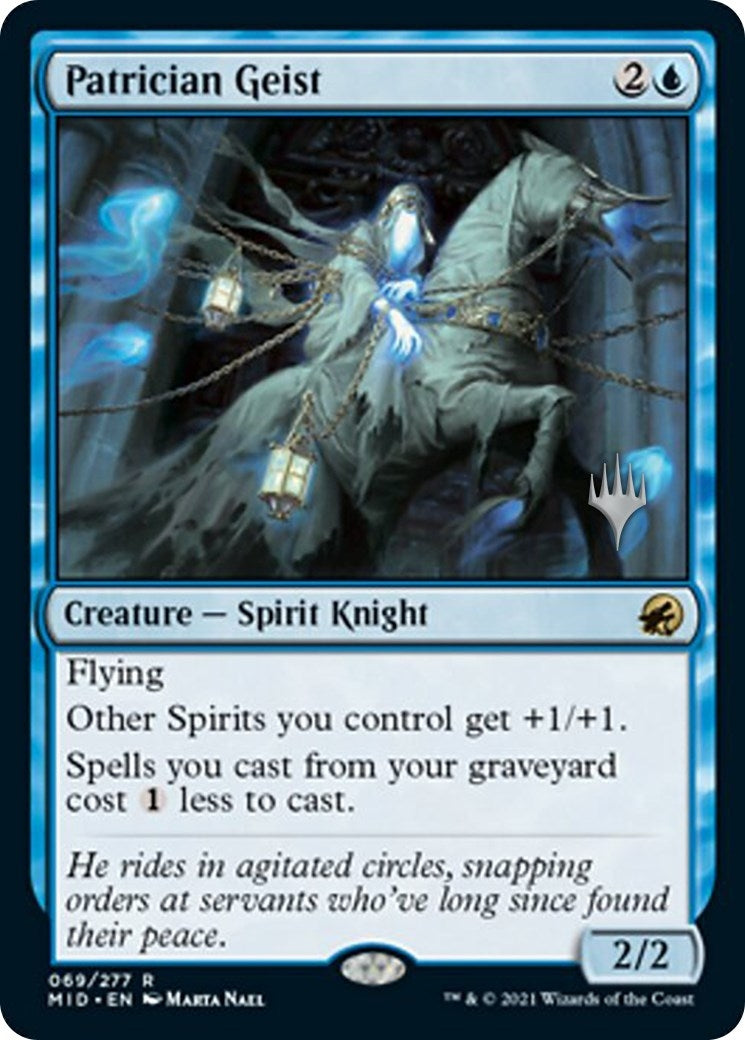 Patrician Geist (69) (Promo Pack: Innistrad: Midnight Hunt)