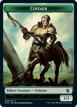Centaur // Wolf Double-Sided Token (8 // 13) (Commander: Innistrad: Midnight Hunt)