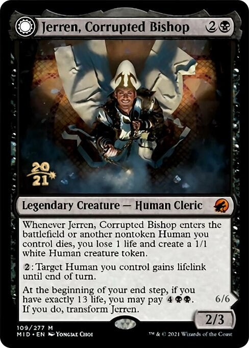 Jerren, Corrupted Bishop (109) (Prerelease Cards)