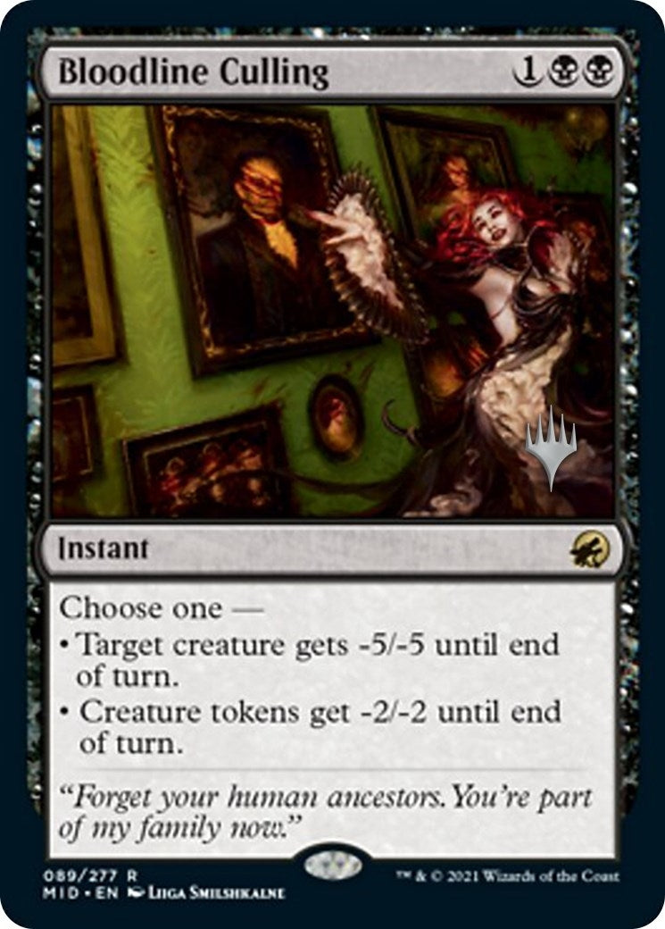 Bloodline Culling (89) (Promo Pack: Innistrad: Midnight Hunt)