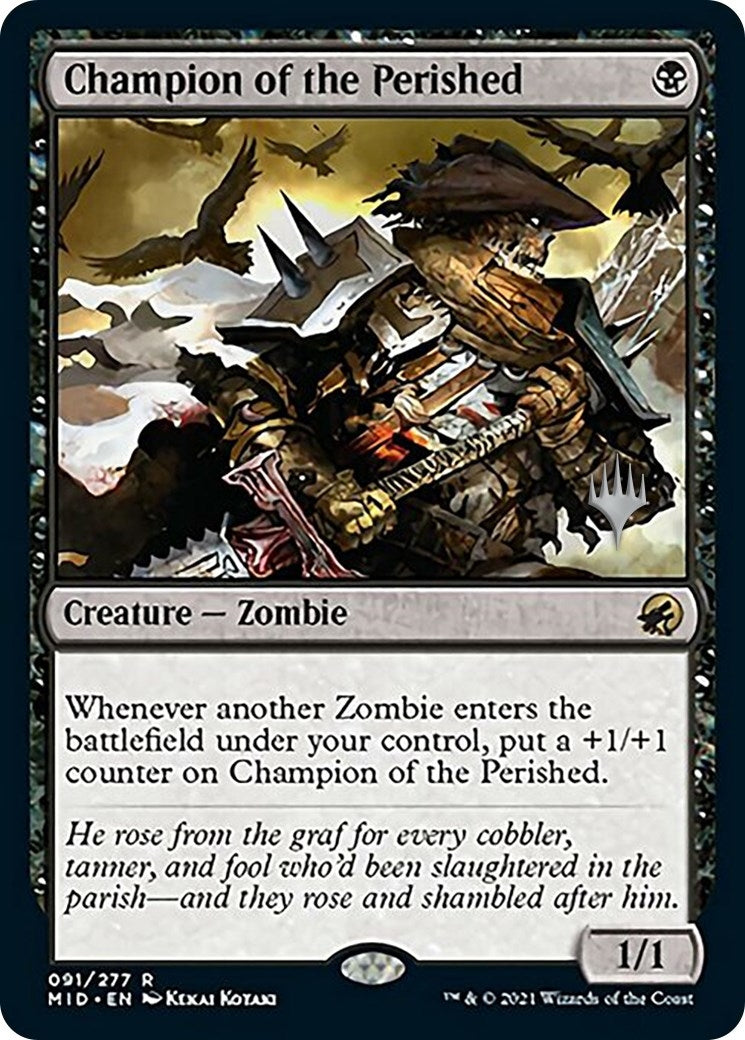 Champion of the Perished (91) (Promo Pack: Innistrad: Midnight Hunt)