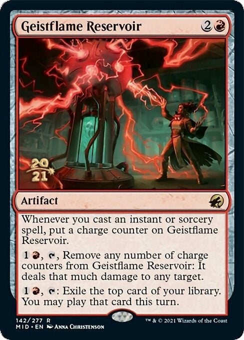 Geistflame Reservoir (142) (Prerelease Cards)