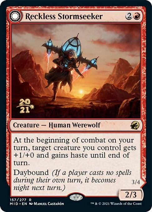 Reckless Stormseeker (157) (Prerelease Cards)