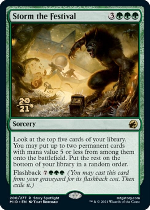 Storm the Festival (200) (Prerelease Cards)