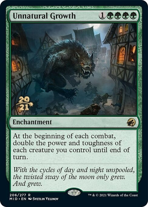 Unnatural Growth (206) (Prerelease Cards)