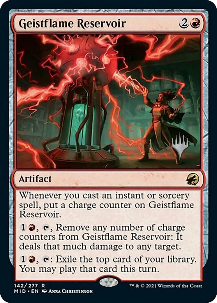 Geistflame Reservoir (142) (Promo Pack: Innistrad: Midnight Hunt)
