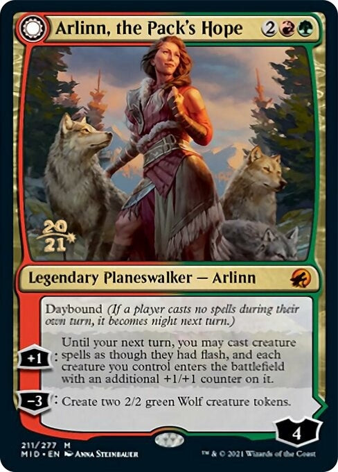 Arlinn, the Pack's Hope (211) (Prerelease Cards)