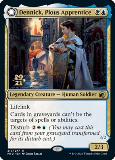 Dennick, Pious Apprentice (217) (Prerelease Cards)
