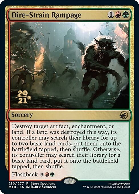 Dire-Strain Rampage (219) (Prerelease Cards)