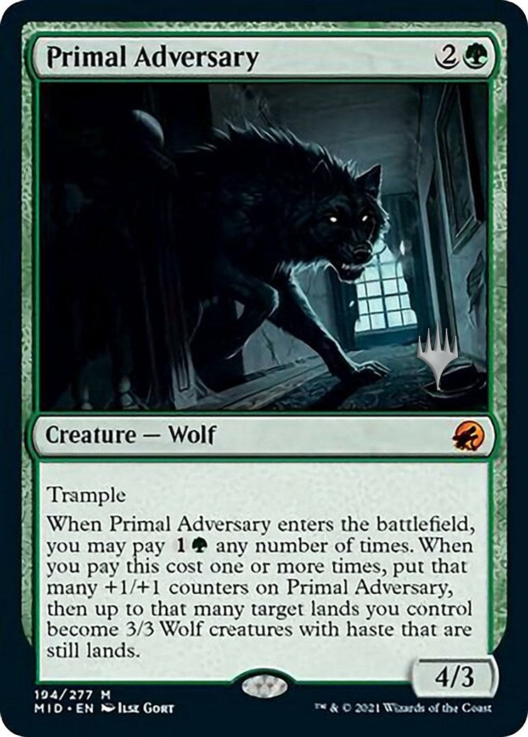 Primal Adversary (194) (Promo Pack: Innistrad: Midnight Hunt)