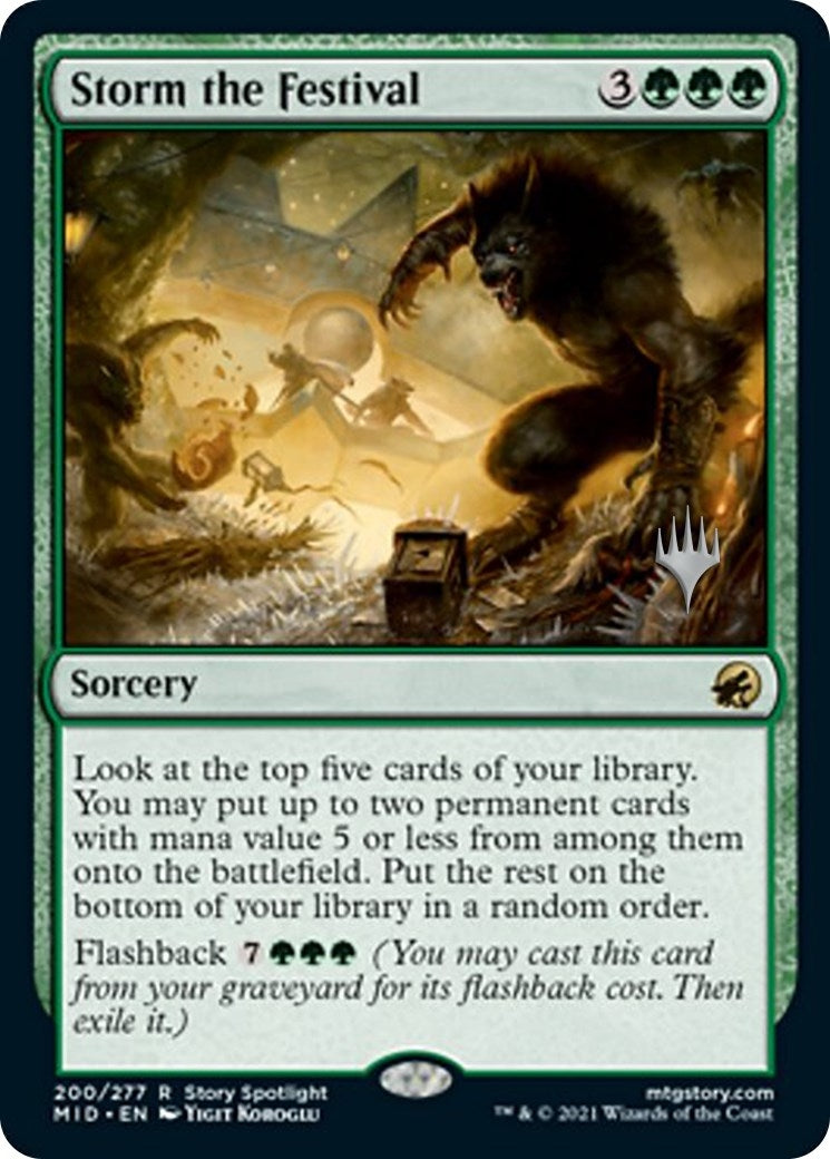 Storm the Festival (200) (Promo Pack: Innistrad: Midnight Hunt)