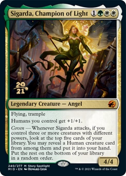 Sigarda, Champion of Light (240) (Prerelease Cards)
