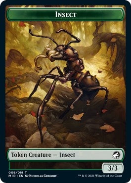 Insect Token (9) (Innistrad: Midnight Hunt)