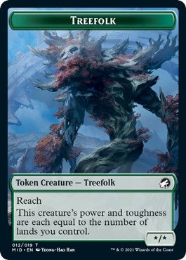 Image for Treefolk Token (12) - Magic: The Gathering