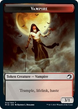 Image for Vampire Token (14) - Magic: The Gathering