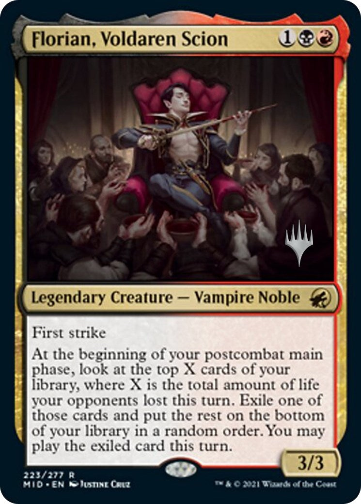 Florian, Voldaren Scion (223) (Promo Pack: Innistrad: Midnight Hunt)