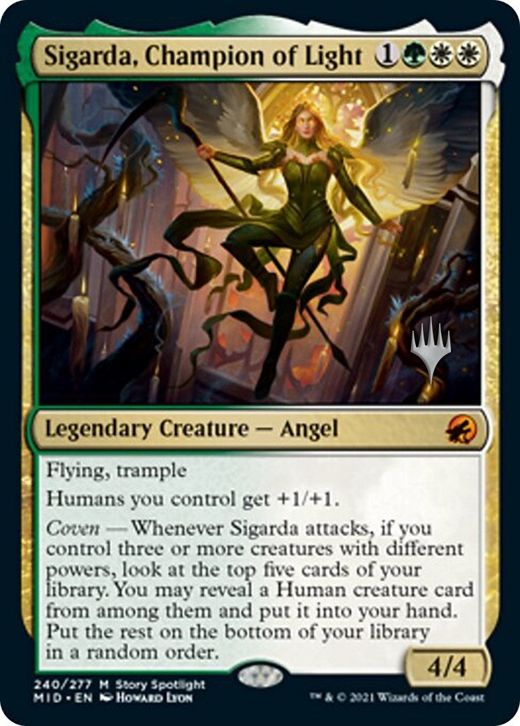 Sigarda, Champion of Light (240) (Promo Pack: Innistrad: Midnight Hunt)