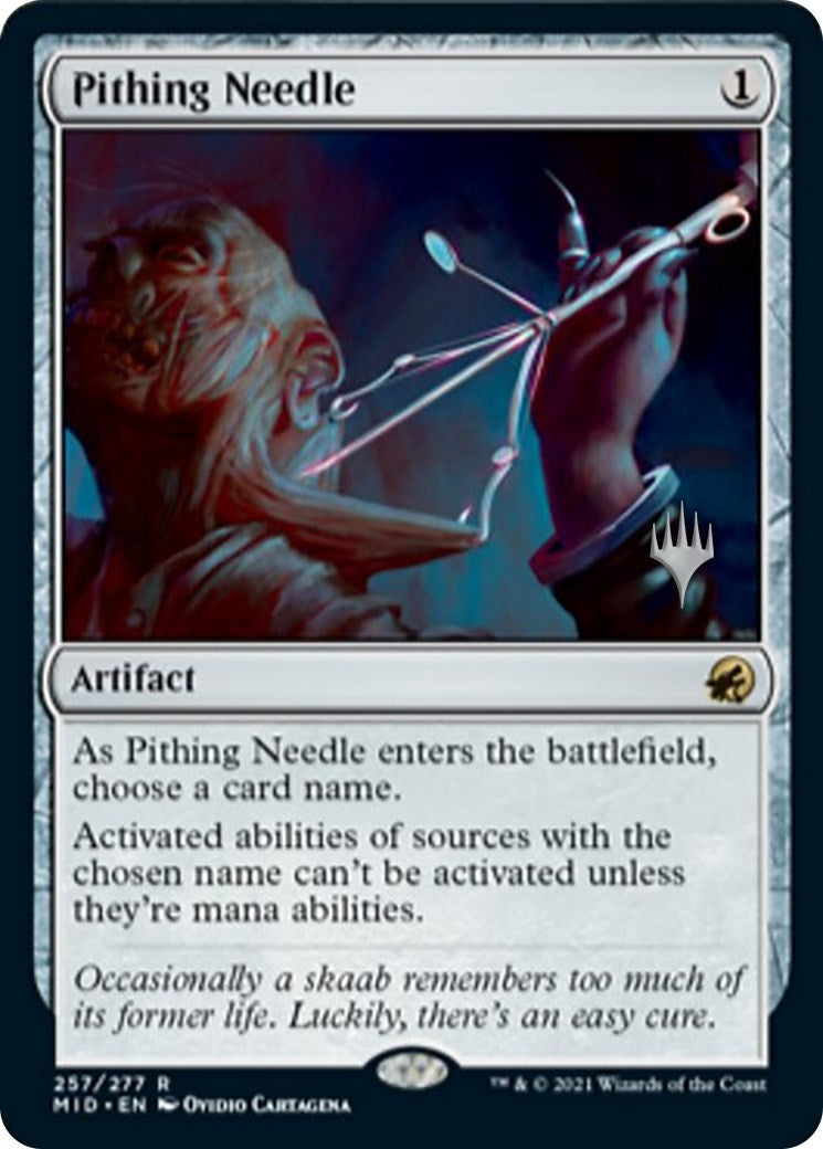 Pithing Needle (257) (Promo Pack: Innistrad: Midnight Hunt)