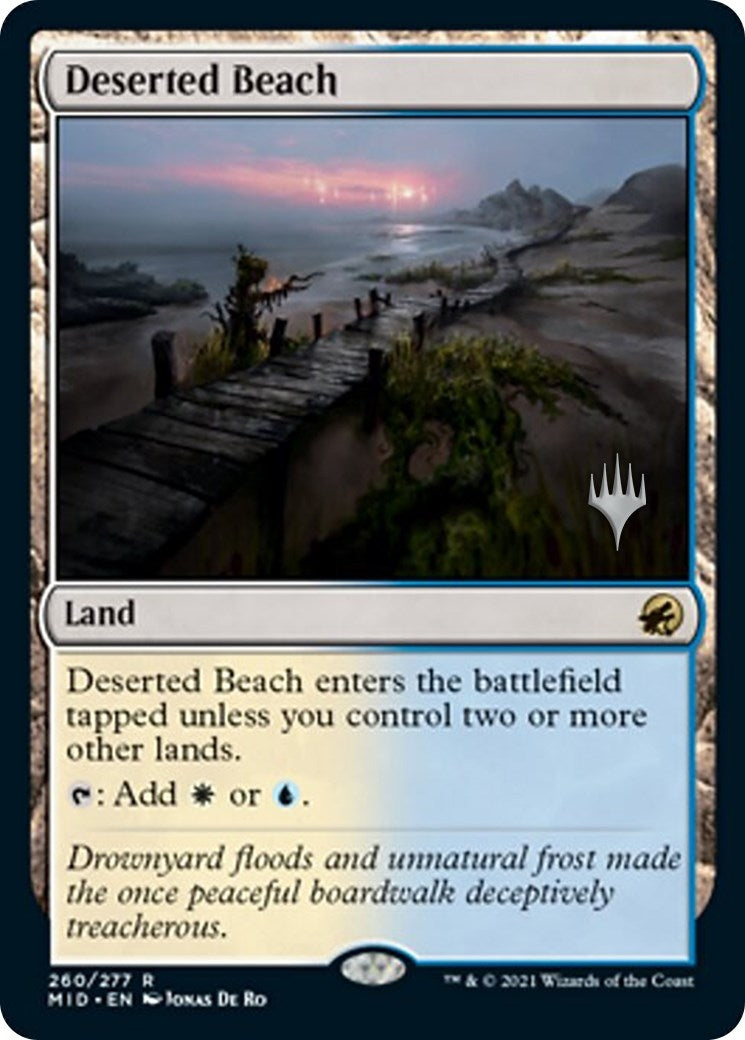 Deserted Beach (260) (Promo Pack: Innistrad: Midnight Hunt)