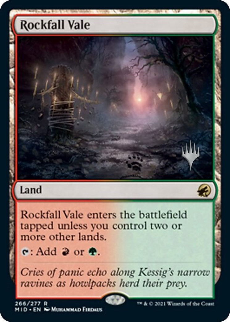 Rockfall Vale (266) (Promo Pack: Innistrad: Midnight Hunt)