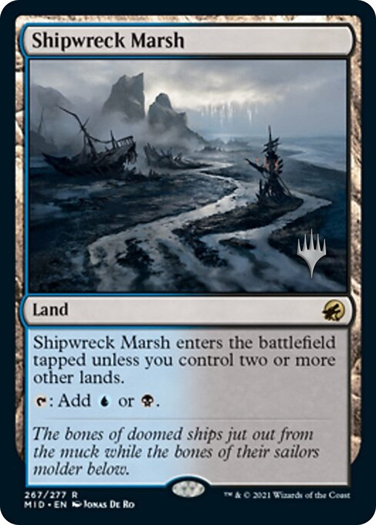Shipwreck Marsh (267) (Promo Pack: Innistrad: Midnight Hunt)