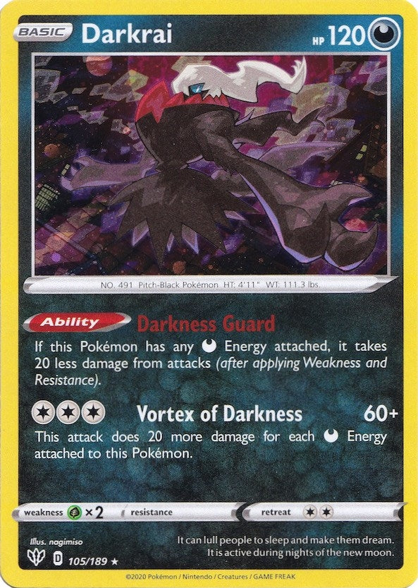 Image for Darkrai - 105/189 (Cosmos Holo) (105/189) (Miscellaneous Cards & Products) - Pokemon