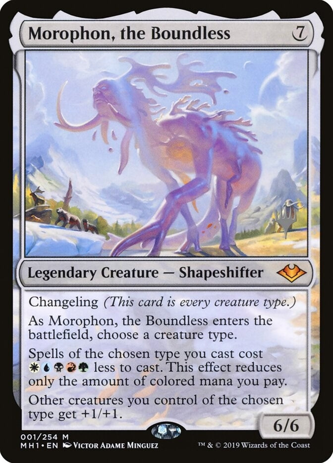Morophon, the Boundless (1) (Promo Pack: Innistrad: Midnight Hunt)