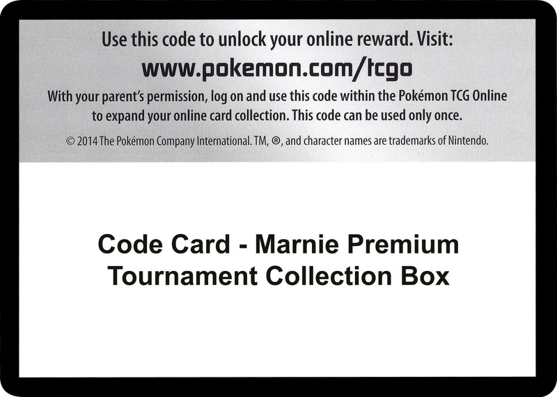 Image for Code Card - Marnie Premium Tournament Collection Box (Miscellaneous Cards & Products) - Pokemon