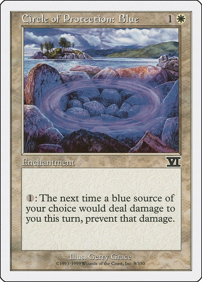 Circle of Protection: Blue (9) (Classic Sixth Edition)