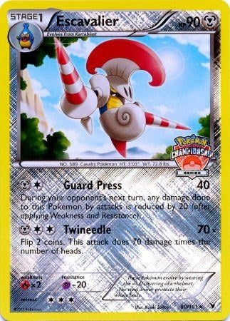 Image for Escavalier - 80/101 (Championship Series) (080/101) (League & Championship Cards) - Pokemon