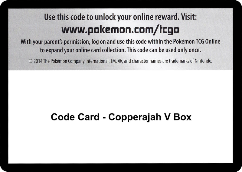 Image for Code Card - Copperajah V Box (SWSH02: Rebel Clash) - Pokemon
