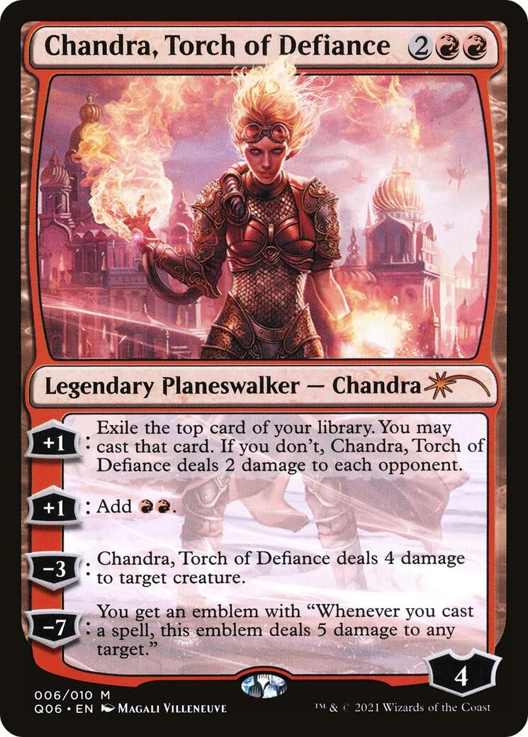 Chandra, Torch of Defiance (6) (Unique and Miscellaneous Promos)