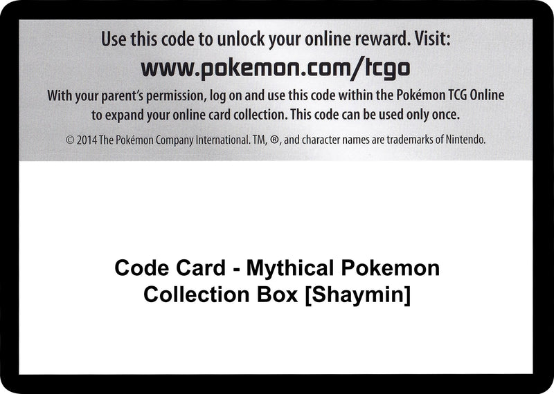 Image for Code Card - Mythical Pokemon Collection Box [Shaymin] (Generations) - Pokemon