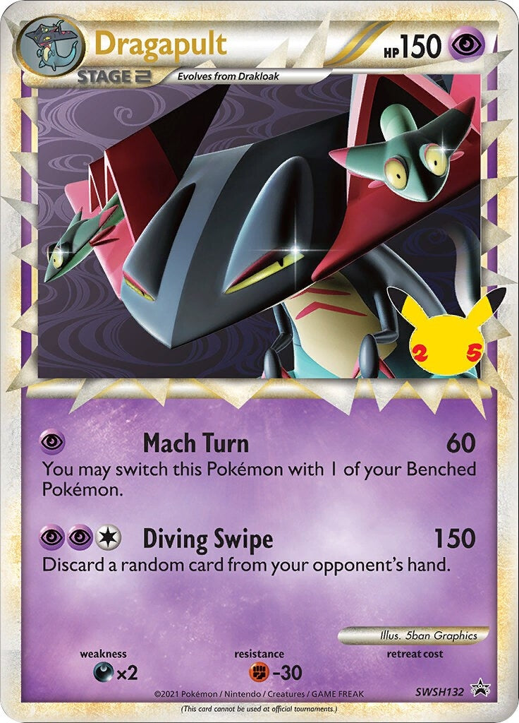 Image for Dragapult (Prime) - SWSH132 (SWSH132) (Jumbo Cards) - Pokemon