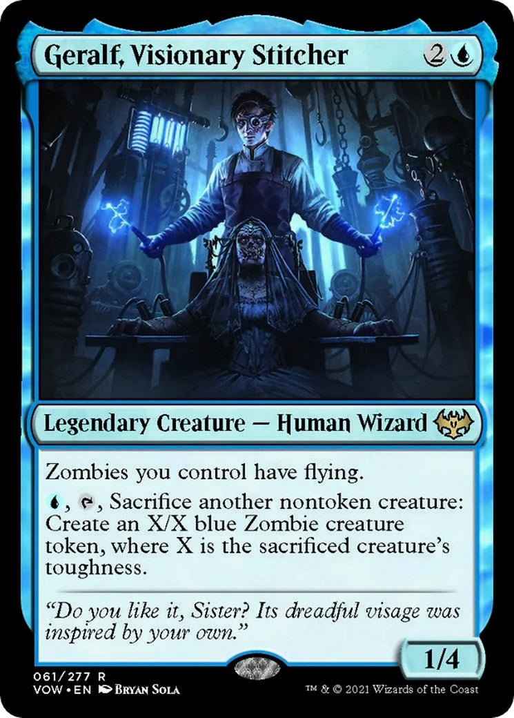 Geralf, Visionary Stitcher (61) (Innistrad: Crimson Vow)