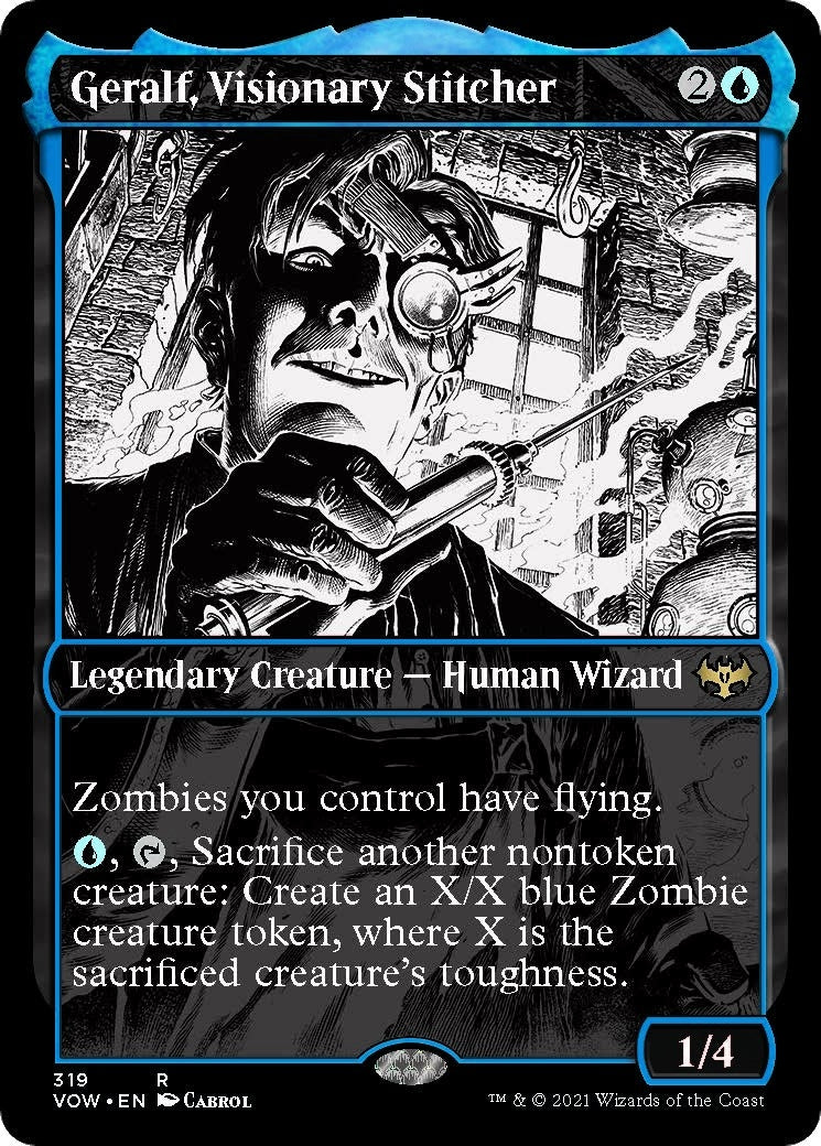 Geralf, Visionary Stitcher (Showcase) (319) (Innistrad: Crimson Vow)
