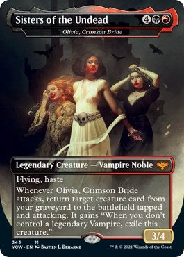 Sisters of the Undead - Olivia, Crimson Bride (343) (Innistrad: Crimson Vow)